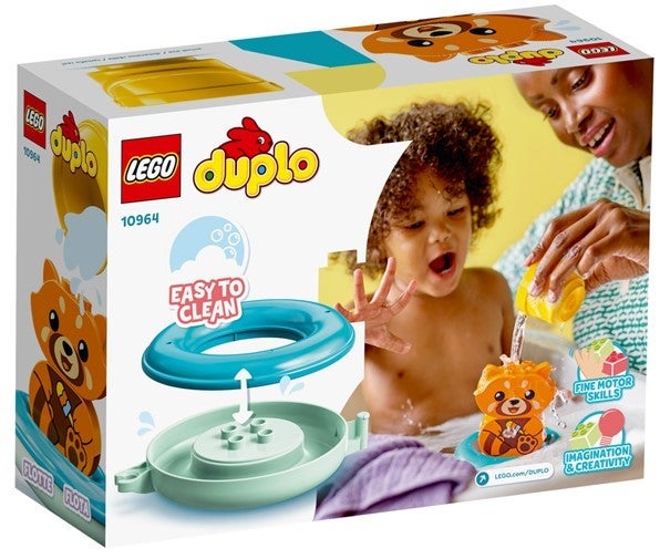 Lego Moro på badet: Rød panda som flyter 10964