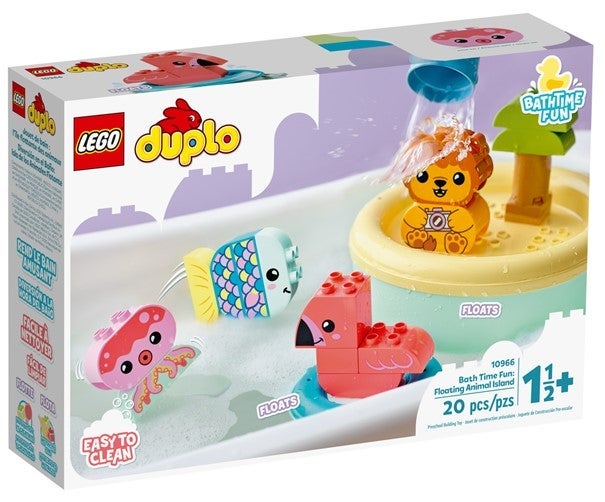 Lego Moro på badet: Dyreøy som flyter 10966