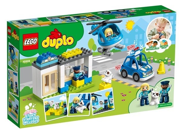 Lego Politistasjon og politihelikopter 10959