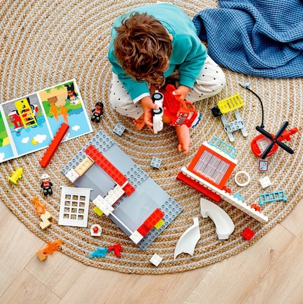 Lego Brannstasjon og brannhelikopter 10970