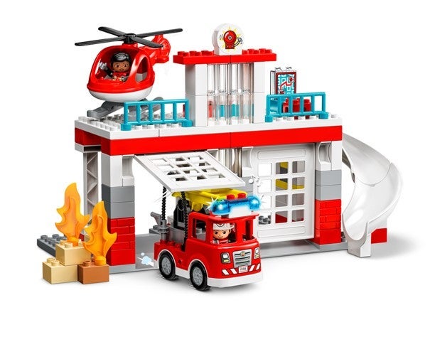 Lego Brannstasjon og brannhelikopter 10970