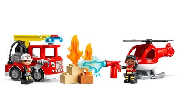 Lego Brannstasjon og brannhelikopter 10970