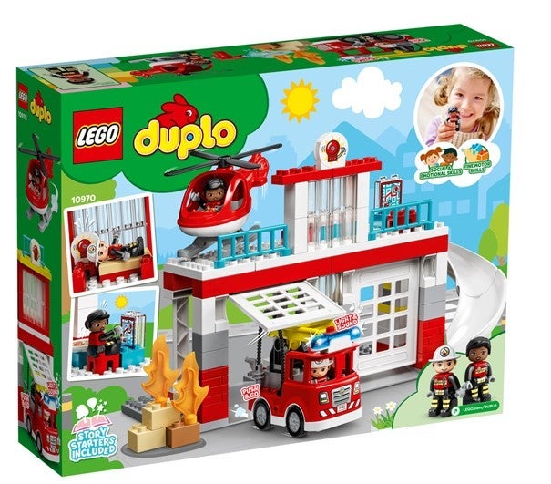 Lego Brannstasjon og brannhelikopter 10970