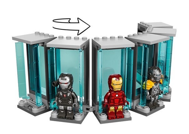 Lego Iron Mans våpenlager 76216