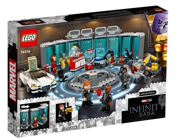 Lego Iron Mans våpenlager 76216