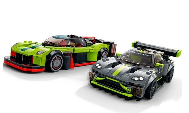 Lego Aston Martin Valkyrie AMR Pro og Vantage GT3