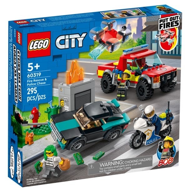 Lego Politijakt- og brannslokkingssett 60319