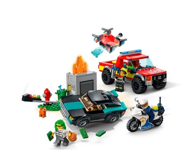 Lego Politijakt- og brannslokkingssett 60319