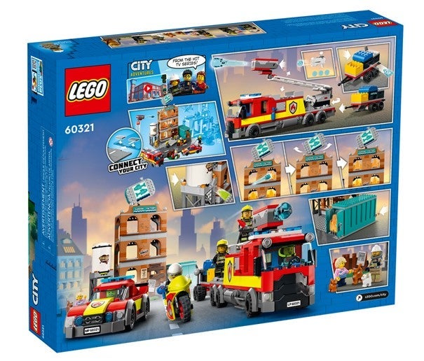 Lego Brann- og utrykningssett 60321