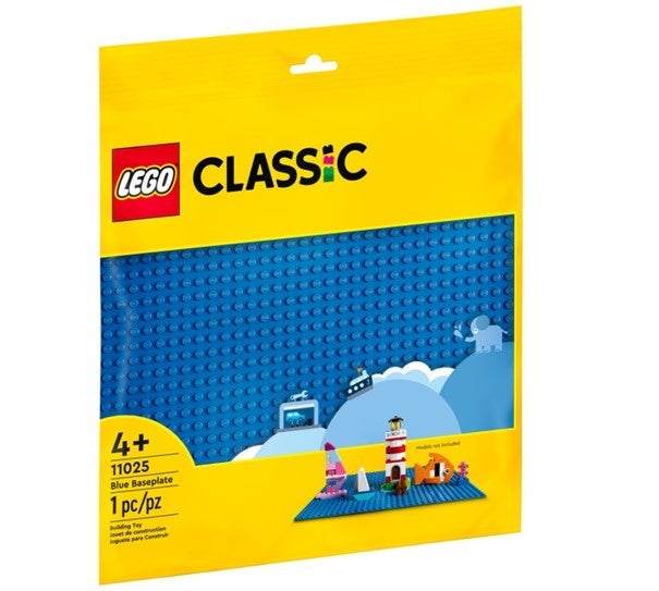 Lego Blå basisplate 11025