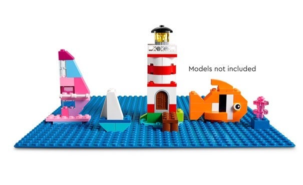 Lego Blå basisplate 11025