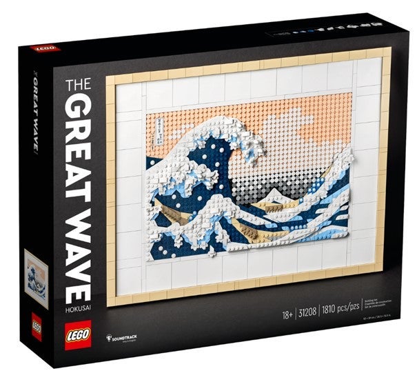 Lego Hokusai - Den store bølgen ved Kanagawa 31208