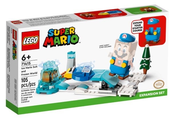 Lego Ekstrabanen Mario med isdrakt i isødet 71415