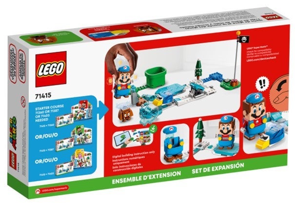 Lego Ekstrabanen Mario med isdrakt i isødet 71415