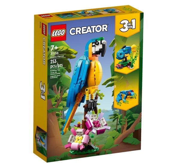 Lego Eksotisk papegøye 31136