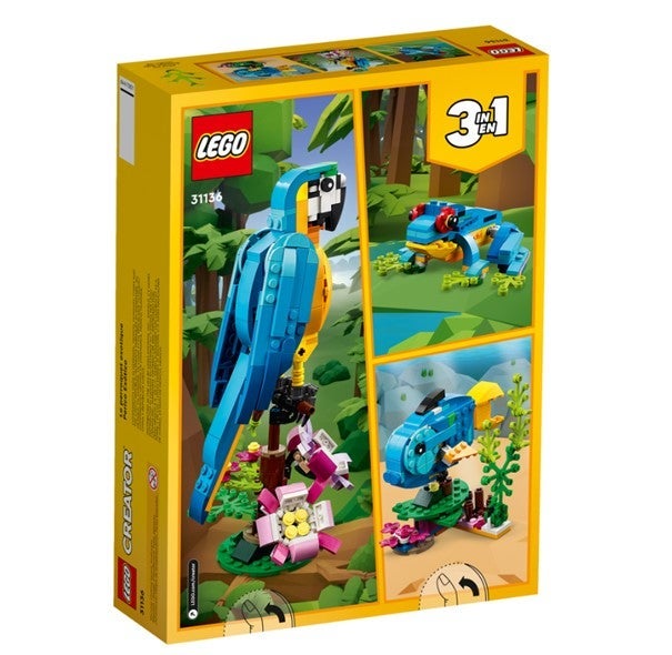 Lego Eksotisk papegøye 31136