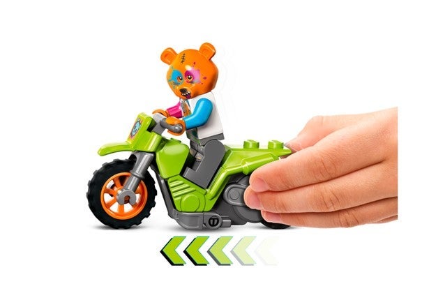 Lego Stuntmotorsykkel med bjørn 60356