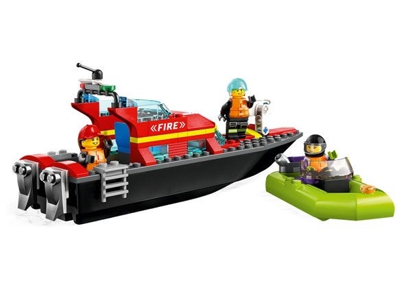 Lego Brannvesenets redningsbåt 60373