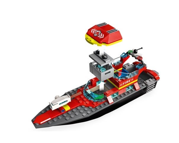 Lego Brannvesenets redningsbåt 60373