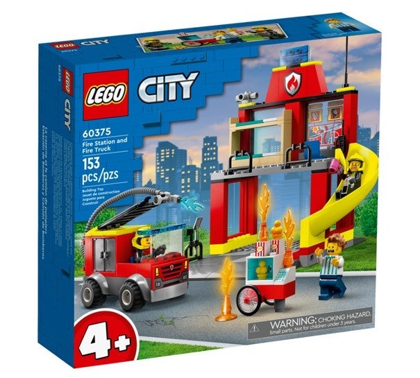Lego Brannstasjon og brannbil 60375