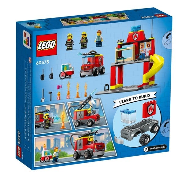 Lego Brannstasjon og brannbil 60375