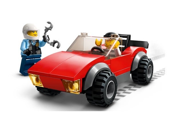 Lego Politimotorsykkel på biljakt 60392