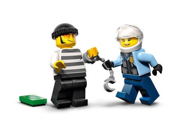 Lego Politimotorsykkel på biljakt 60392