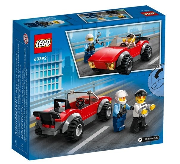Lego Politimotorsykkel på biljakt 60392