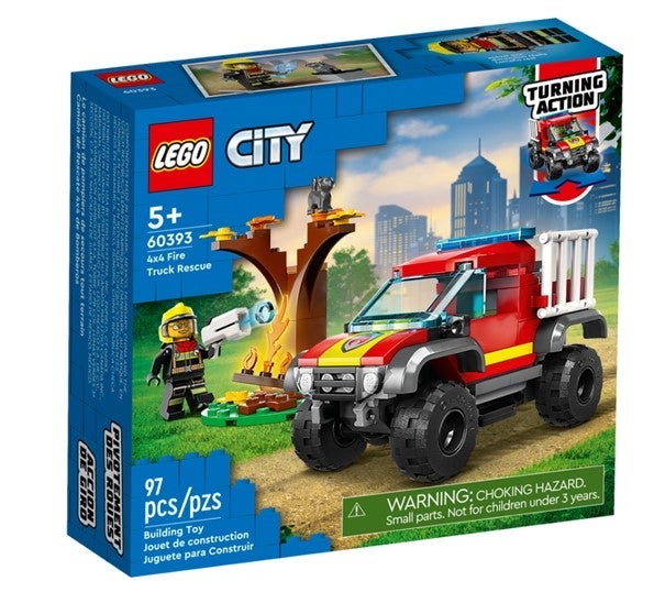 Lego Brannvesenets firehjulstrekker 60393