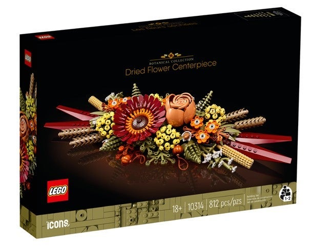 Lego Dekorasjon med tørkede blomster 10314