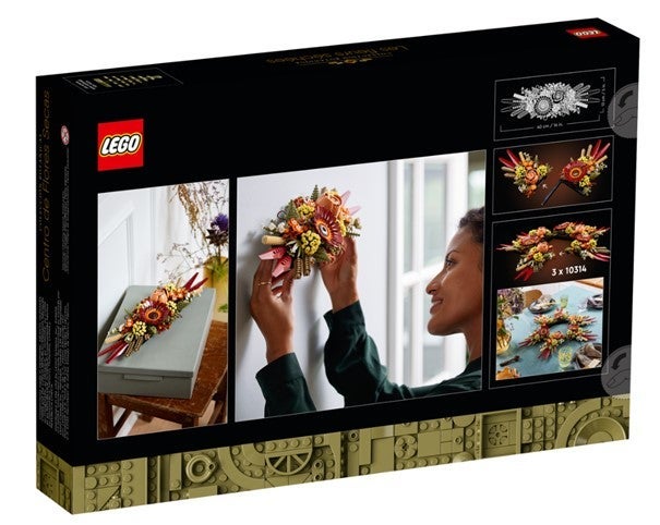 Lego Dekorasjon med tørkede blomster 10314