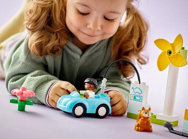 Lego Vindmølle og elbil 10985