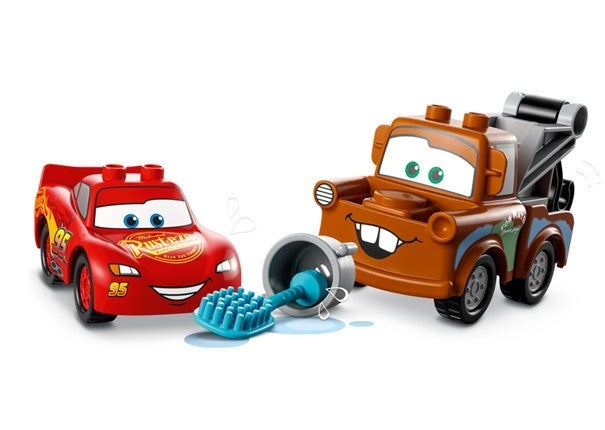 Lego Lynet McQueen og Bills gøyale bilvask 10996