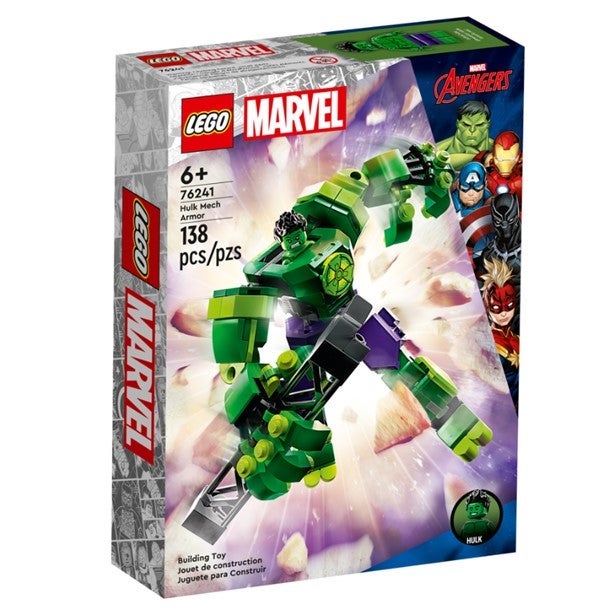 Lego Hulks robotdrakt 76241