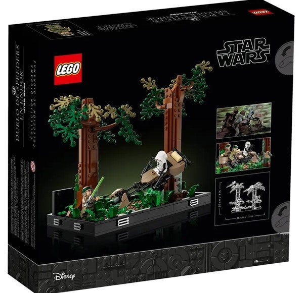 Lego Diorama med speederjakt på Endor 75353
