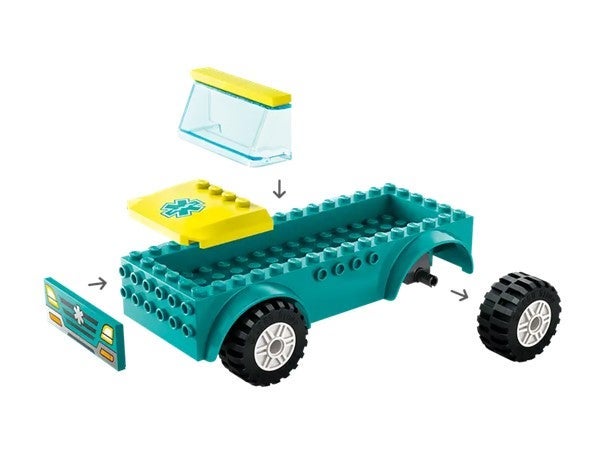 Lego Ambulanse og snøbrettkjører 60403