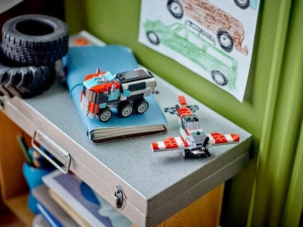 Lego Trailer med helikopter 31146