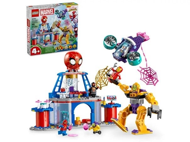 Lego Team Edderkoppens spindelvev-hovedkvart 10794