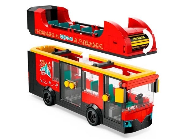 Lego Rød dobbeltdekker-turistbuss 60407