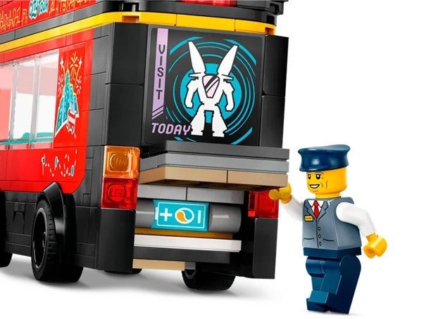 Lego Rød dobbeltdekker-turistbuss 60407