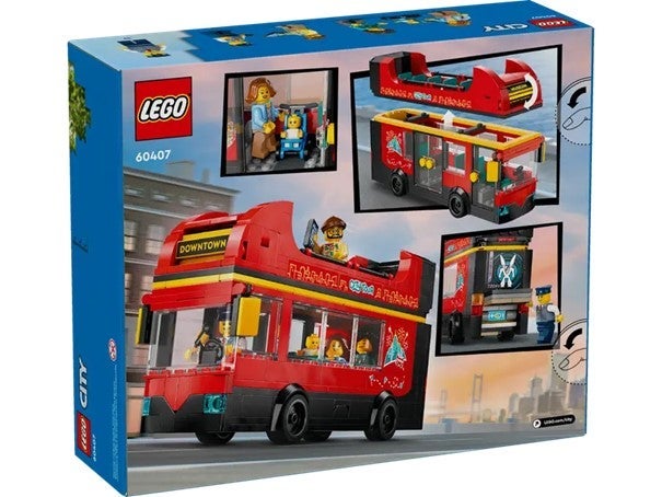 Lego Rød dobbeltdekker-turistbuss 60407