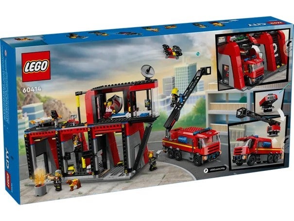 Lego Brannstasjon med brannbil 60414