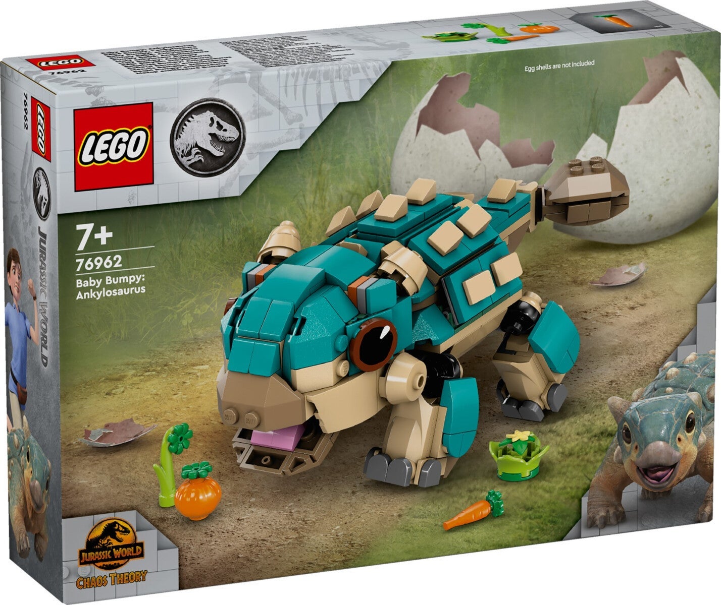 Lego Ankylosaurus-ungen Bumpy 76962