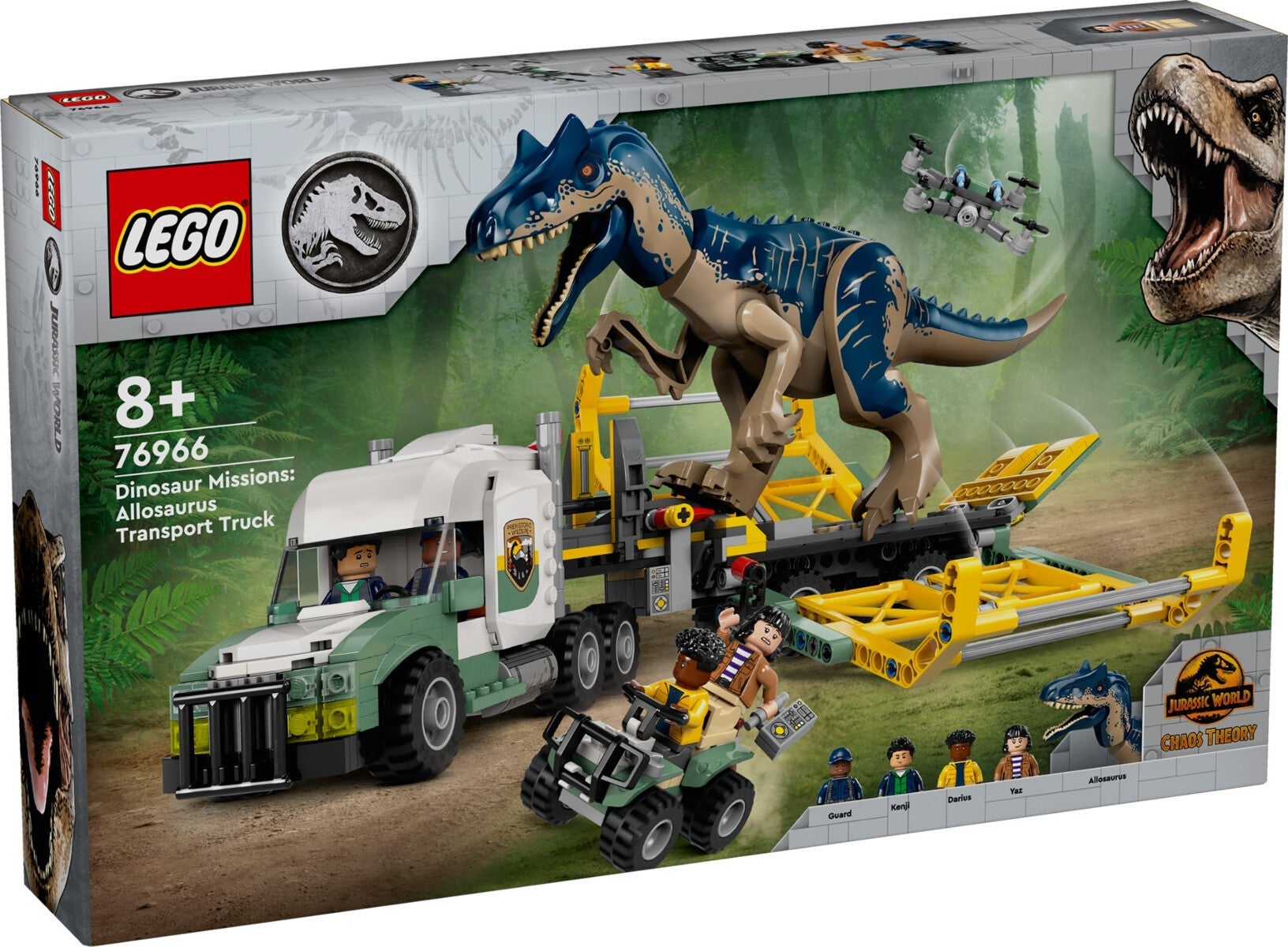 Lego Dinosauroppdrag: Allosaurus-transport 76966