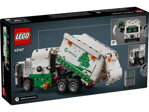 Lego Mack LR Electric søppelbil 42167