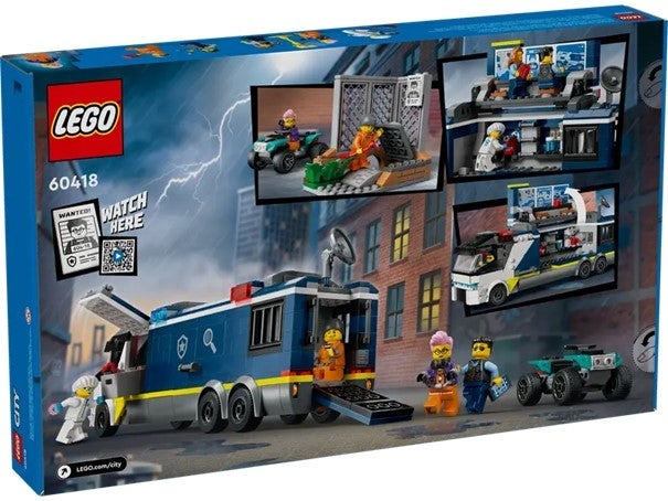Lego Politiets mobile etterforskningslab 60418