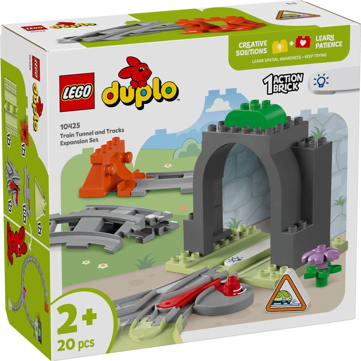 Lego Utvidelsessett m/togtunnel og skinner 10425
