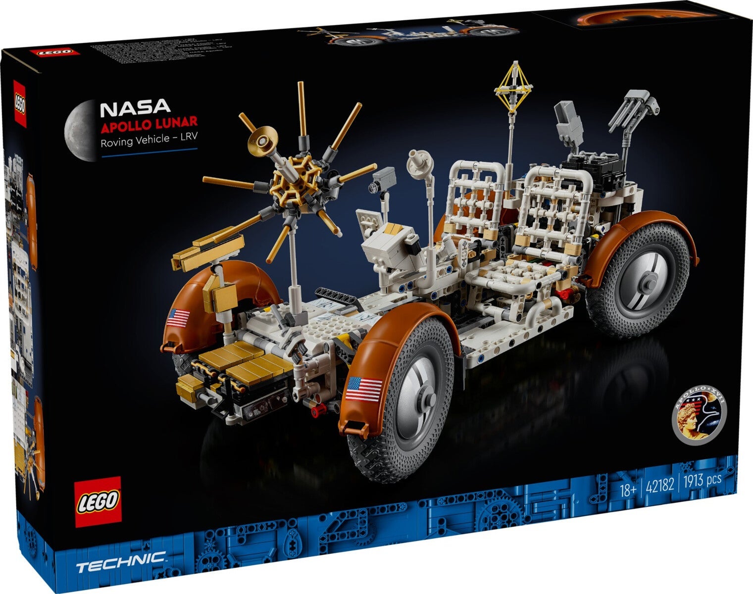 Lego NASA Apollo Lunar Roving Vehicle (LRV) 42182