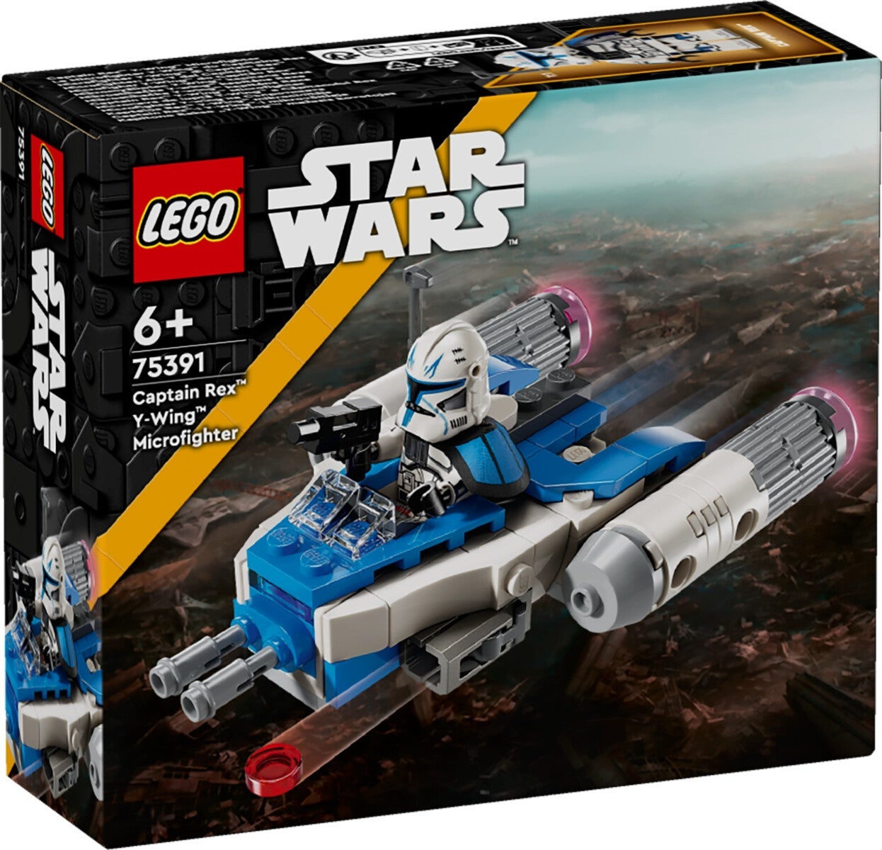 Lego Y-Wing-mikrojageren til Captain Rex 75391