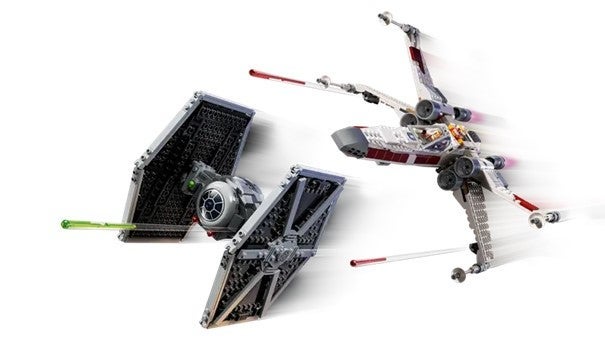 Lego Kombimodell med TIE Fighter og X-Wing 75393